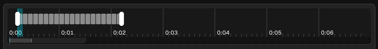 The GIFit! v4 timeline